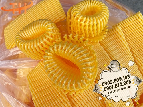 Xốp bọc trái cây màu cam Sản xuất xốp bọc trái cây