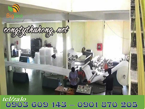 sản xuất màng xốp pe foam quấn hàng