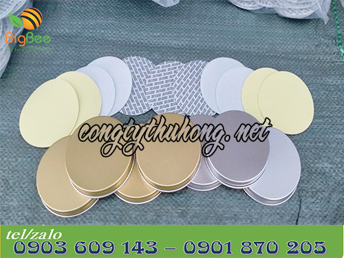 Màng seal được cắt theo kích thước của nắp nhôm