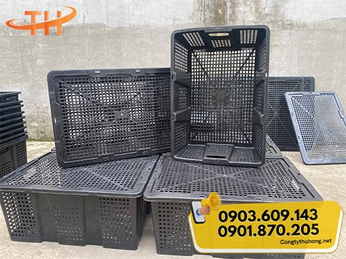 Sóng nhựa đen đựng nông sản Sóng nhựa đen đựng nông sản giá rẻ