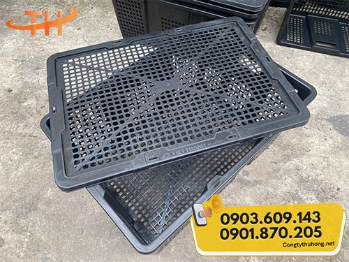 Sóng nhựa đen đựng nông sản Sóng nhựa đen đựng nông sản