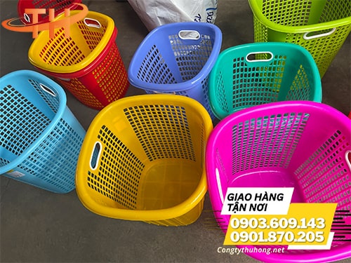 Sọt nhựa đựng quần áo các loại Sọt đựng quần áo