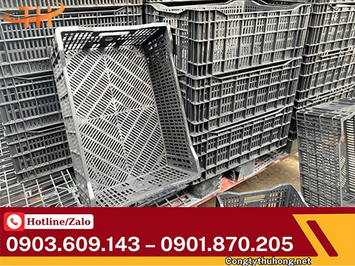 Sóng nhựa hở Sọt nhựa đựng rau củ