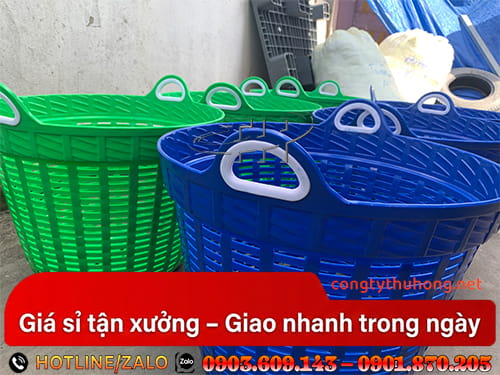 sọt nhựa tròn sọt nhựa tròn đựng rau củ quả