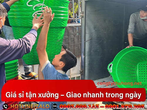 sọt nhựa tròn Sọt nhựa tròn giá sỉ
