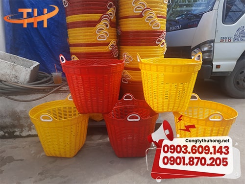 Sọt nhựa tròn tiểu Sọt nhựa tròn tiểu