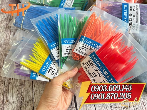 dây rút nhựa Sử dụng dây rút nhựa