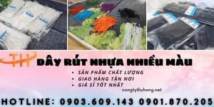 Dây rút nhựa nhiều màu 1 tấc 2 tấc