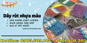 Giá dây rút nhựa nhiều màu nhiều kích cỡ