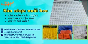 Sản xuất sàn nhựa chăn nuôi heo giá sỉ