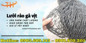 Nơi phân phối lưới rào gà màu đen giá rẻ