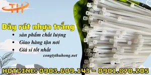 Cung cấp dây rút nhựa trắng đen giá rẻ chất lượng