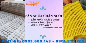 Sàn chăn nuôi gà - vịt - heo - dê giá rẻ