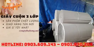 Giấy cuộn carton 2 lớp siêu rẻ