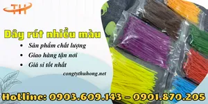 Bán sỉ dây rút nhựa giá rẻ nhiều màu