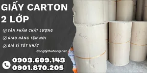 Giấy cuộn carton 2 lớp – Giải pháp bền vững cho đóng gói hiện đại