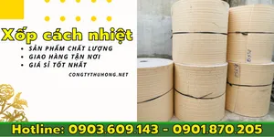 Cuộn xốp cách nhiệt có keo dán giá rẻ
