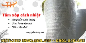 Tấm xốp cách nhiệt một mặt bạc giá rẻ