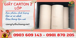 Giấy carton 2 lớp gói hàng giá rẻ, giao hàng miễn phí tại HCM