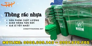 Bán thùng rác nhựa giá rẻ tại xưởng