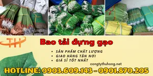 Nhà cung cấp bao tải đựng gạo giá rẻ TPHCM