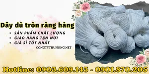 Nơi bán dây dù tròn xanh, trắng giá rẻ nhất
