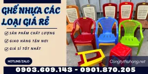 Top các loại ghế nhựa được ưa chuộng nhất hiện nay