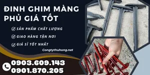 Đinh ghim màng phủ nông nghiệp – Ghim bạt diệt cỏ giá tốt