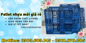 Giá rẻ pallet nhựa mới chất lượng HCM