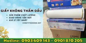 Cung cấp giấy không thấm dầu số lượng lớn giá tốt