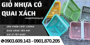 Giỏ nhựa có quai xách giá sỉ – Tiện dụng, bền đẹp