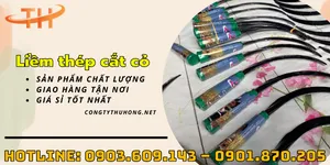 Liềm thép cắt cỏ giá rẻ hỗ trợ giao hàng