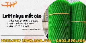 Nơi bán lưới nhựa mắt cáo giá tốt cho đại lý