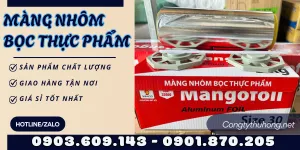 Màng nhôm bọc thực phẩm giá sỉ – Dày, bền, chịu nhiệt tốt
