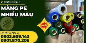 Màng PE nhiều màu giá tốt – Bền dai, dễ phân loại hàng hóa