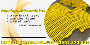 Sàn nhựa chăn nuôi heo đảm bảo chất lượng