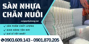 Sàn nhựa chăn nuôi phù hợp cho heo, gà, vịt – Giải pháp tối ưu