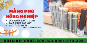 Màng phủ nông nghiệp 2 mặt bạc/đen mới giá rẻ