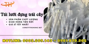 Túi lưới đựng trái cây, nông sản giá rẻ