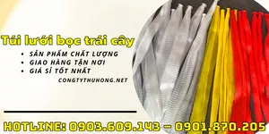 Túi lưới nhựa bọc trái cây, hoa quả giá rẻ