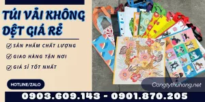 Túi vải không dệt đi chợ giá rẻ, bền đẹp – thân thiện môi trường