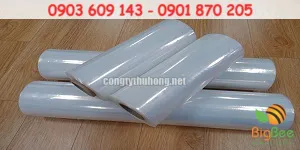 Màng PE trắng trong bọc hàng,chống va đập, giá tốt