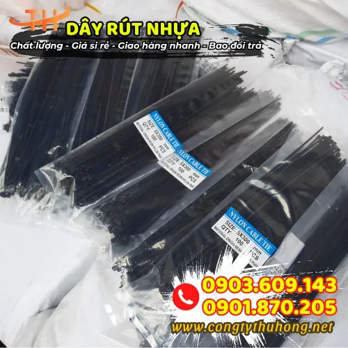 DÂY RÚT NHỰA ĐEN