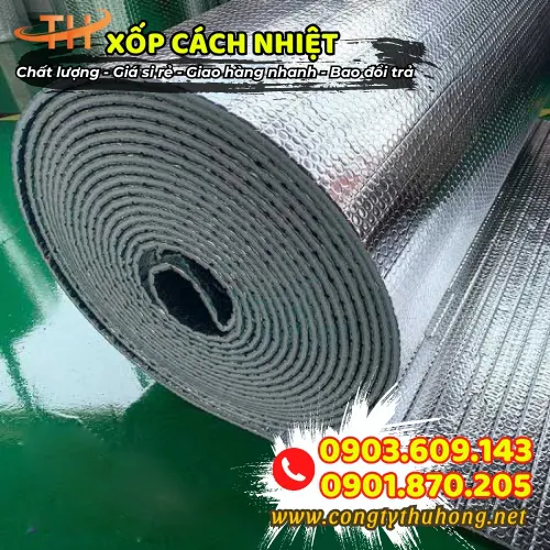 XỐP FOAM CÁCH NHIỆT 2 MẶT BẠC