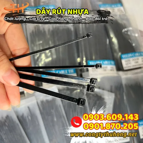 DÂY RÚT NHỰA ĐEN