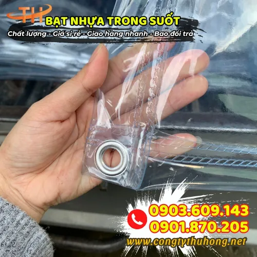 BẠT NHỰA PVC TRONG SUỐT