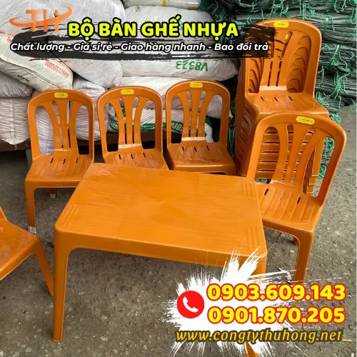 BỘ BÀN GHẾ NHỰA
