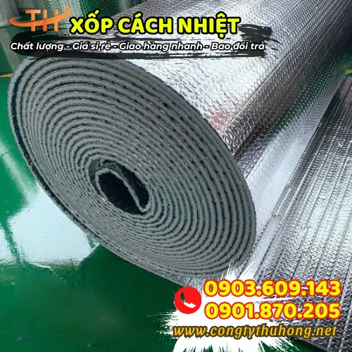 XỐP FOAM CÁCH NHIỆT 2 MẶT BẠC