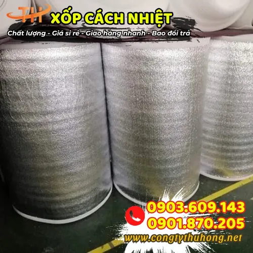 XỐP FOAM CÁCH NHIỆT 2 MẶT BẠC