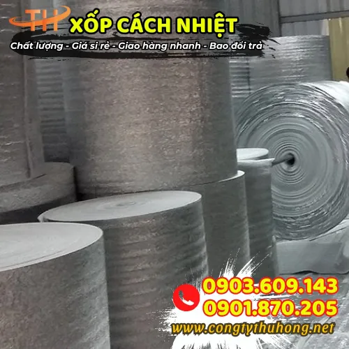 XỐP FOAM CÁCH NHIỆT 2 MẶT BẠC